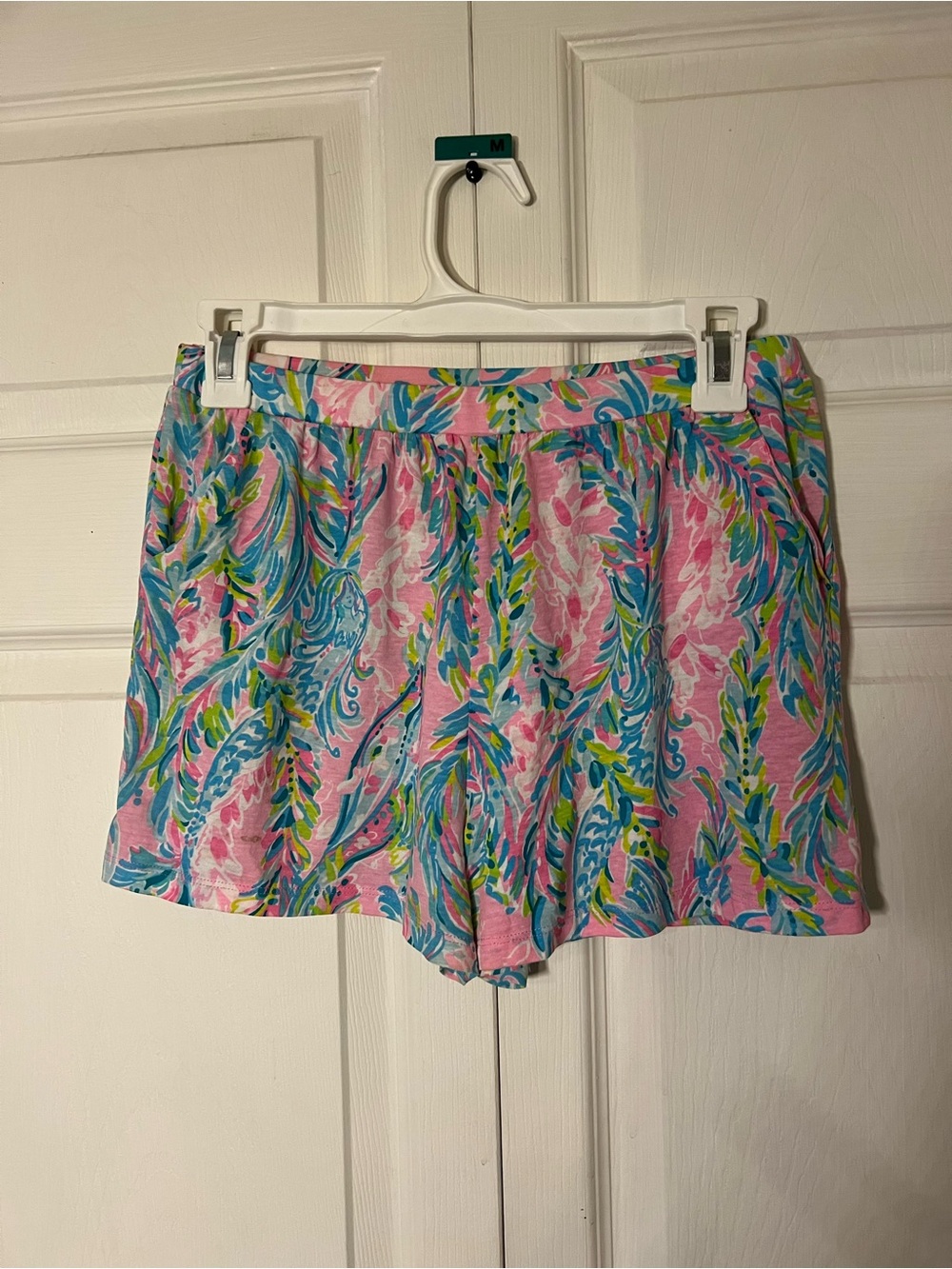 Lilly Pulitzer Pink Floral Print Casual Shorts size XL